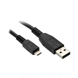 Дата-кабель PowerPlant KD00AS1218 USB (тато) - microUSB (тата) 0.5m Black