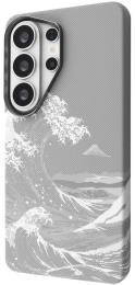 Чохол-накладка Proove Gleam Case with Magnetic Ring для Samsung Galaxy S25 Ultra White waves (709480807)