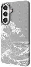 Чохол-накладка Proove Gleam Case with Magnetic Ring для Samsung Galaxy S26 Plus White waves (709500808)