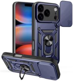 Чохол-накладка Ummi Camshield Serge Ring для Apple iPhone 17 Pro/18 Pro (6.3) Navy (00000087091_6)
