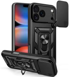 Чохол-накладка Ummi Camshield Serge Ring для Apple iPhone 17 Pro Max/18 Pro Max (6.9) Black (00000087092_7)