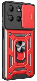 Чохол-накладка Ummi Camshield Serge Ring для Motorola Moto G57 Power Red (00000085516_2)