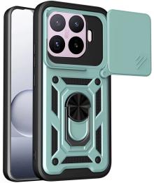 Чохол-накладка Ummi Camshield Serge Ring для Xiaomi 17T Green (00000087290_2)