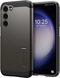 Чохол-накладка Spigen Tough Armor для Samsung Galaxy S23 S911 Gunmetal (ACS05719)