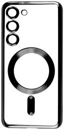 Чохол-накладка Fibra Chrome MagSafe case для Samsung Galaxy S25/S24 Black (112245-1)