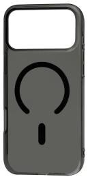Чохол-накладка Fibra Clear Сase with MagSafe Open Camera для Apple iPhone 17 Pro Max Black (000122-03)