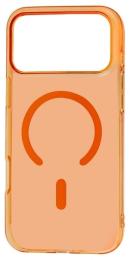 Чохол-накладка Fibra Clear Сase with MagSafe Open Camera для Apple iPhone 17 Pro Max Orange (000122-02)