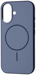 Чохол-накладка Fibra Double Side Case with MagSafe для Apple iPhone 16 Blue (009732-01)