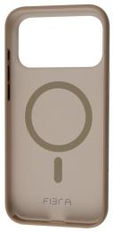 Чохол-накладка Fibra Double Side Case with MagSafe для Apple iPhone 17 Pro Pink Sand (009727-06)