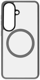 Чохол-накладка Fibra Metal Buttons with MagSafe для Samsung Galaxy S26 Plus Gray (010332-02)