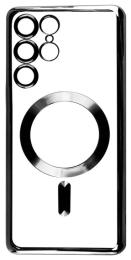 Чохол-накладка Fibra Chrome MagSafe case для Samsung Galaxy S25 FE Black (009787-01)