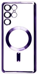 Чохол-накладка Fibra Chrome MagSafe case для Samsung Galaxy S25 FE Purple (009787-05)