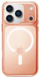 Чохол-накладка Fibra Clear Сase with MagSafe Close Camera для Apple iPhone 17 Pro Orange (009614-03)