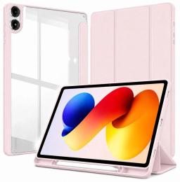 Чохол-книжка для планшета BeCover Soft Edge TPU для Xiaomi Redmi Pad 2 Pro 12.1 Pink з кріпленням для стилусу (716142)