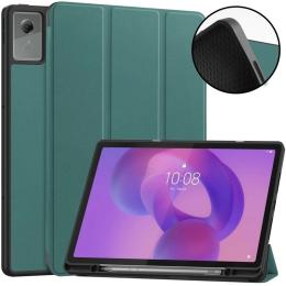 Чохол-книжка для планшета BeCover Flexible TPU Matte для Lenovo Idea Tab Plus 12.1 Dark Green з кріпленням для стилусу (716147)