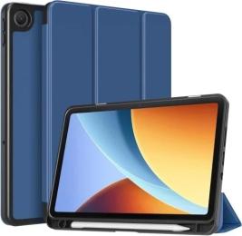 Чохол-книжка для планшета BeCover Flexible TPU Matte для Xiaomi Redmi Pad 2 SE 9.7 (2026) Deep Blue з кріпленням для стилусу (716151)