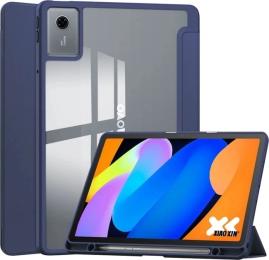 Чохол-книжка для планшета BeCover Soft Edge TPU для Lenovo Idea Tab/K11 TB336/Xiaoxin Pad (2025) 11 Deep Blue з кріпленням для стилусу (714715)