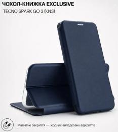 Чохол-книжка BeCover Exclusive для Tecno Spark Go 3 (KN3) Deep Blue (716174)