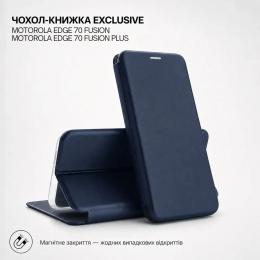 Чохол-книжка BeCover Exclusive для Motorola Edge 70 Fusion/70 Fusion Plus Deep Blue (716178)