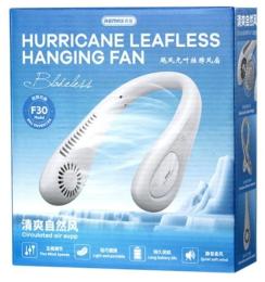 Вентилятор Remax HURRICANE F30 White на шию (Уцінений)