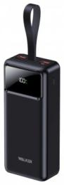 Зовнішній портативний акумулятор WALKER WB-630 30000mAh Black (Уцінений)