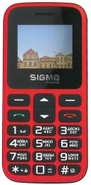 Кнопковий телефон Sigma mobile Comfort 50 HIT2020 Red (Уцінений)