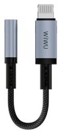 Перехідник WIWU Legend Audio Convertor Lightning to 3.5mm Wi-C047L 0.15m Black (6976975619308)
