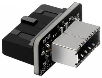 Перехідник Gembird USB 3.1 Type-E (20-Pin) to USB 3.0 19-Pin (A-U3EF-01)
