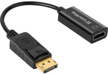 Перехідник ColorWay DisplayPort to HDMI Female 4K/30 Гц Black (CW-AD-DPHD)
