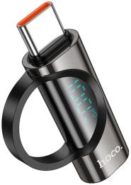 Перехідник Hoco UA32 Type-C male to Type-C female display adapter Black