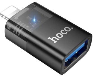 Перехідник Hoco UA36 Lightning male to USB female Black