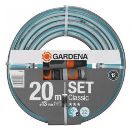 Шланг Classic 13мм (1/2), 20 м + комплект д/поливу, GARDENA