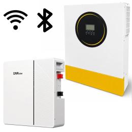 Сонячний інвертор Anenji 11 кВт Wi-Fi + акумулятор DAH Solar 51.2V 100Ah, BMS, Bluetooth