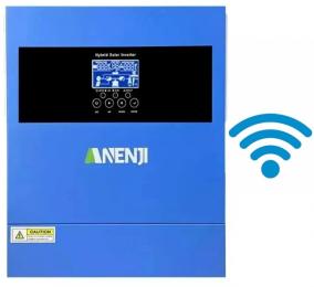 Сонячний інвертор Anenji 4.2 кВт WiFi 24 В струм заряду 100 А, для АКБ