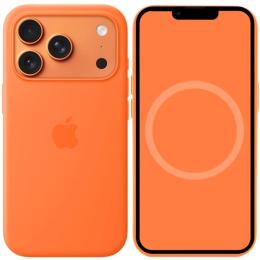 Чохол-накладка EpiK Silk (AAA) with Magnetic Fit and Animation для Apple iPhone 17 Pro Max (6.9) Orange