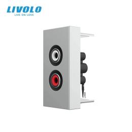 Розетка LIVOLO VL-FCAU-1IP Gray