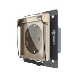 Розетка LIVOLO VL-FCTC16A/XW001-2AP Gold