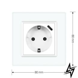 Розетка LIVOLO VL-FCTF16A.UC18W-2WPS23 White