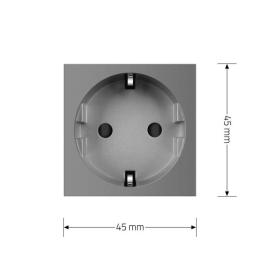 Розетка LIVOLO VL-FCTC16A-2IPS21 Gray