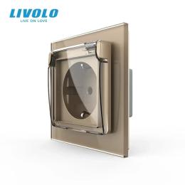Розетка LIVOLO VL-C7FCTC16A/XW001-2AS05 Gold