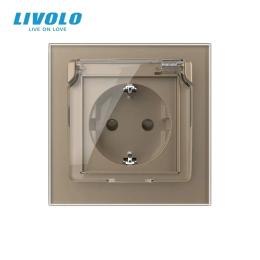 Розетка LIVOLO VL-C7FCTC16A/XW001-2AS06 Gold