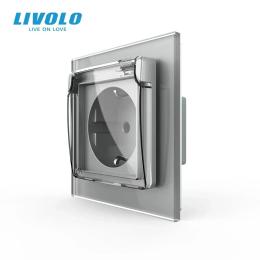 Розетка LIVOLO VL-C7FCTC16A/XW001-2IS05 Gray