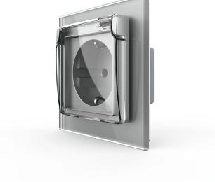 Розетка LIVOLO VL-C7FCTC16A/XW001-2IP Gray