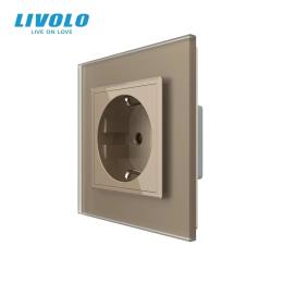 Розетка LIVOLO VL-C7FCTC16A-2AS06 Gold Matte