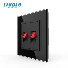 Розетка LIVOLO VL-C7FCSD/FCSD-2BP Black