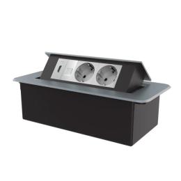 Розетка LIVOLO VL-SHS013-TC-BP-G Gray