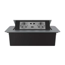 Розетка LIVOLO VL-SHS013-TC-IP-G Gray