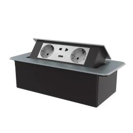Розетка LIVOLO VL-SHS013-TC.T25.UA-IP-G Gray