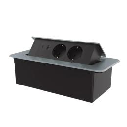 Розетка LIVOLO VL-SHS013-TC.UA.UC-BP-G Gray