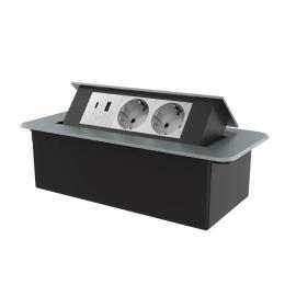 Розетка LIVOLO VL-SHS013-TC.UA.UC-IP-G Gray